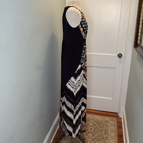 New Chico’s Mixed Tribal Sierra Maxi Dress 1 Med - Picture 3 of 10